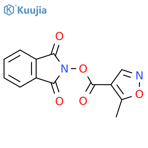 1,3-dioxo-2,3-dihydro-1H-isoindol-2-yl 5-methyl-1,2-oxazole-4-carboxylate structure