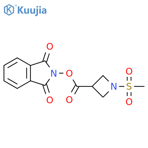 1,3-dioxo-2,3-dihydro-1H-isoindol-2-yl 1-methanesulfonylazetidine-3-carboxylate structure