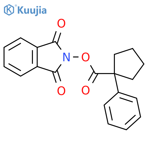1,3-Dioxoisoindolin-2-yl 1-phenylcyclopentane-1-carboxylate structure