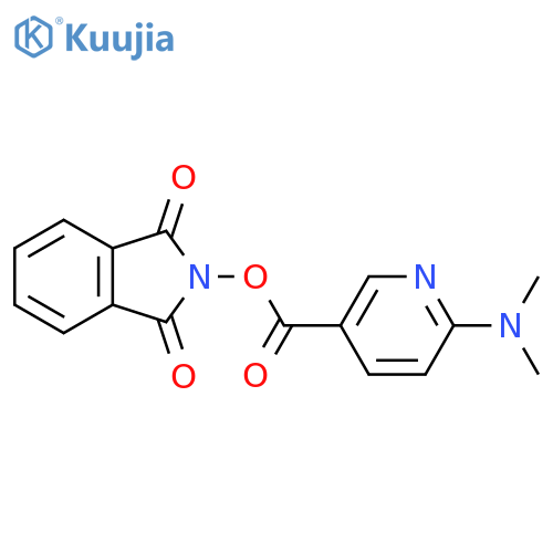1,3-dioxo-2,3-dihydro-1H-isoindol-2-yl 6-(dimethylamino)pyridine-3-carboxylate structure