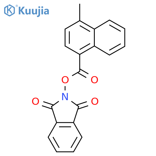 1,3-dioxo-2,3-dihydro-1H-isoindol-2-yl 4-methylnaphthalene-1-carboxylate structure