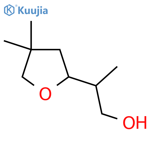 2-(4,4-Dimethyloxolan-2-yl)propan-1-ol structure