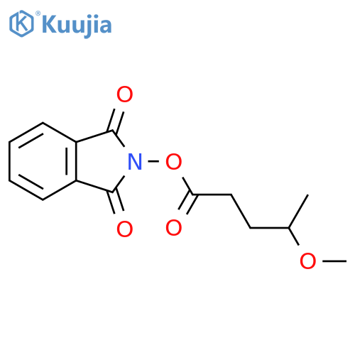 1,3-dioxo-2,3-dihydro-1H-isoindol-2-yl 4-methoxypentanoate structure