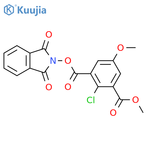 1-(1,3-dioxo-2,3-dihydro-1H-isoindol-2-yl) 3-methyl 2-chloro-5-methoxybenzene-1,3-dicarboxylate structure