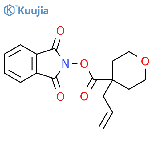 1,3-dioxo-2,3-dihydro-1H-isoindol-2-yl 4-(prop-2-en-1-yl)oxane-4-carboxylate structure