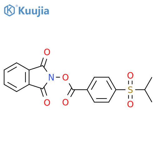 1,3-dioxo-2,3-dihydro-1H-isoindol-2-yl 4-(propane-2-sulfonyl)benzoate structure