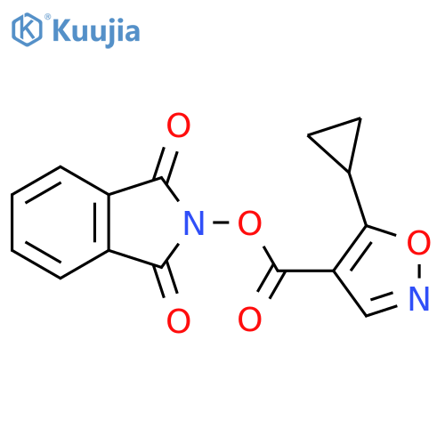1,3-dioxo-2,3-dihydro-1H-isoindol-2-yl 5-cyclopropyl-1,2-oxazole-4-carboxylate structure