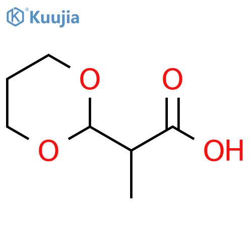 2-(1,3-Dioxan-2-yl)propanoic acid structure
