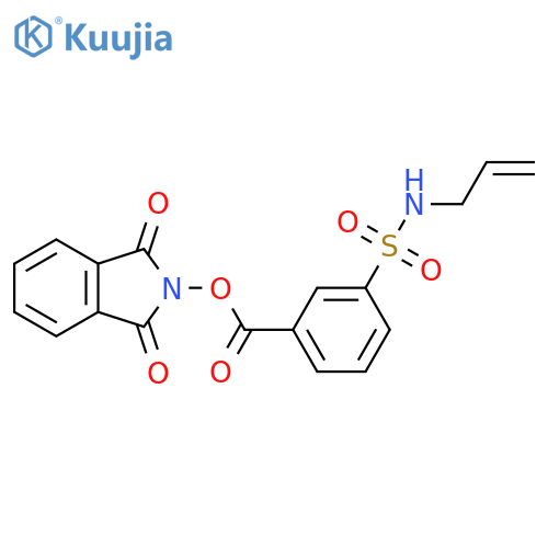 1,3-dioxo-2,3-dihydro-1H-isoindol-2-yl 3-[(prop-2-en-1-yl)sulfamoyl]benzoate structure