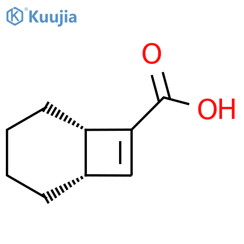 (1S,6S)-Bicyclo[4.2.0]oct-7-ene-7-carboxylic acid structure