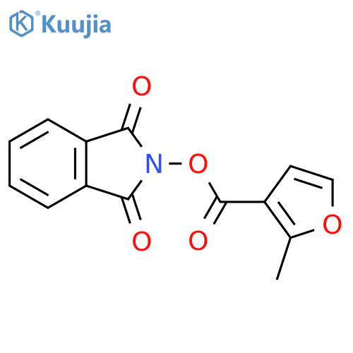 1,3-dioxo-2,3-dihydro-1H-isoindol-2-yl 2-methylfuran-3-carboxylate structure