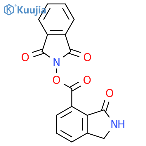1,3-dioxo-2,3-dihydro-1H-isoindol-2-yl 3-oxo-2,3-dihydro-1H-isoindole-4-carboxylate structure