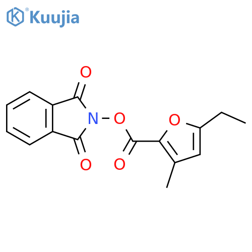 1,3-dioxo-2,3-dihydro-1H-isoindol-2-yl 5-ethyl-3-methylfuran-2-carboxylate structure