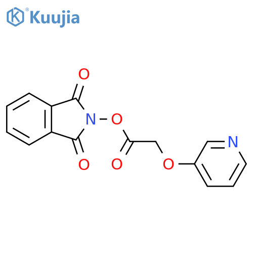 1,3-dioxo-2,3-dihydro-1H-isoindol-2-yl 2-(pyridin-3-yloxy)acetate structure