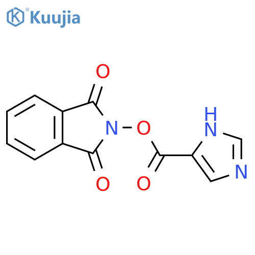1,3-dioxo-2,3-dihydro-1H-isoindol-2-yl 1H-imidazole-5-carboxylate structure