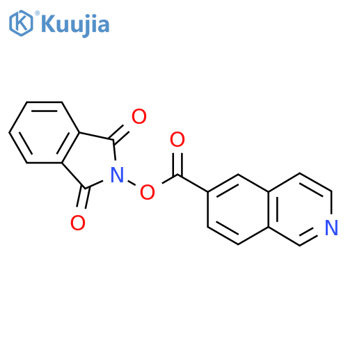 1,3-dioxo-2,3-dihydro-1H-isoindol-2-yl isoquinoline-6-carboxylate structure