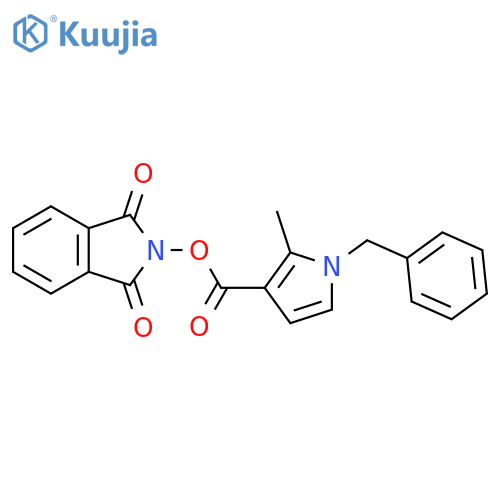 1,3-dioxo-2,3-dihydro-1H-isoindol-2-yl 1-benzyl-2-methyl-1H-pyrrole-3-carboxylate structure