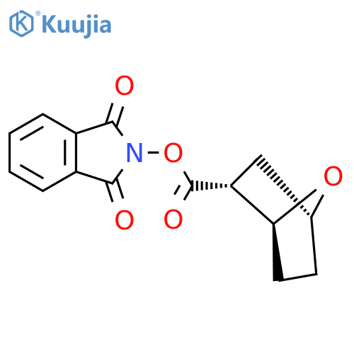 rac-1,3-dioxo-2,3-dihydro-1H-isoindol-2-yl (1R,2S,4S)-7-oxabicyclo2.2.1heptane-2-carboxylate structure
