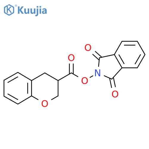 1,3-dioxo-2,3-dihydro-1H-isoindol-2-yl 3,4-dihydro-2H-1-benzopyran-3-carboxylate structure
