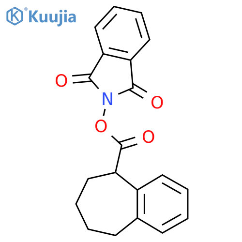 1,3-dioxo-2,3-dihydro-1H-isoindol-2-yl 6,7,8,9-tetrahydro-5H-benzo[7]annulene-5-carboxylate structure