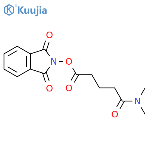 1,3-dioxo-2,3-dihydro-1H-isoindol-2-yl 4-(dimethylcarbamoyl)butanoate structure
