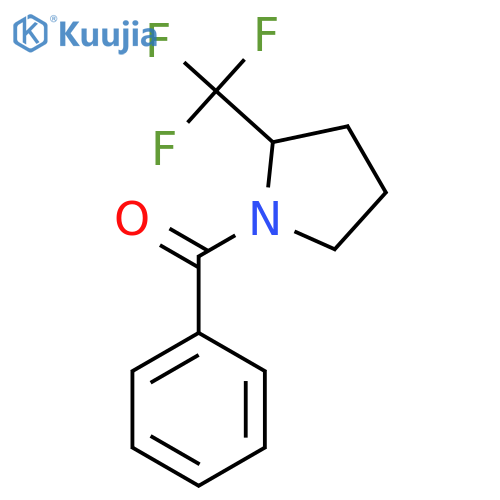 1-Benzoyl-2-(trifluoromethyl)pyrrolidine structure