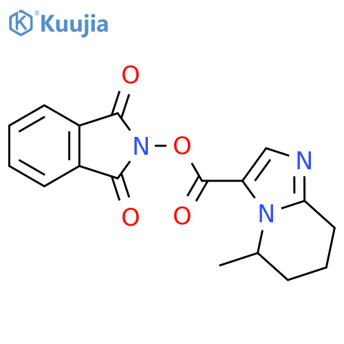 1,3-dioxo-2,3-dihydro-1H-isoindol-2-yl 5-methyl-5H,6H,7H,8H-imidazo[1,2-a]pyridine-3-carboxylate structure