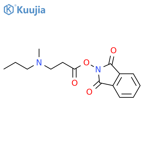 1,3-dioxo-2,3-dihydro-1H-isoindol-2-yl 3-[methyl(propyl)amino]propanoate structure