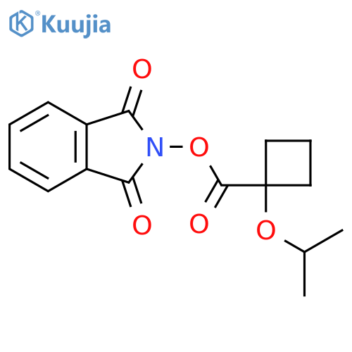 1,3-dioxo-2,3-dihydro-1H-isoindol-2-yl 1-(propan-2-yloxy)cyclobutane-1-carboxylate structure