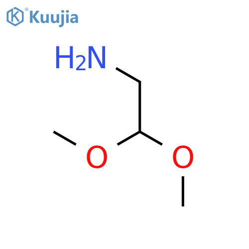 2,2-dimethoxyethan-1-amine structure