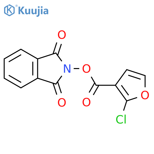 1,3-dioxo-2,3-dihydro-1H-isoindol-2-yl 2-chlorofuran-3-carboxylate structure