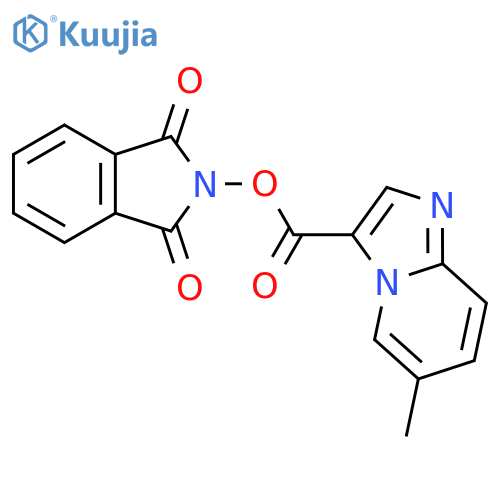 1,3-dioxo-2,3-dihydro-1H-isoindol-2-yl 6-methylimidazo[1,2-a]pyridine-3-carboxylate structure