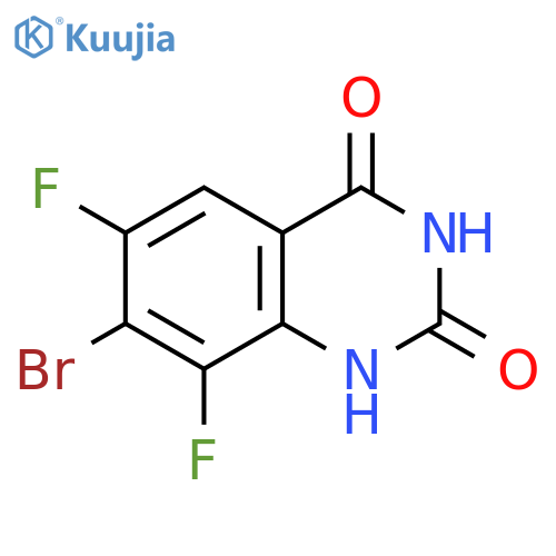 2,4(1H,3H)-Quinazolinedione, 7-bromo-6,8-difluoro- structure