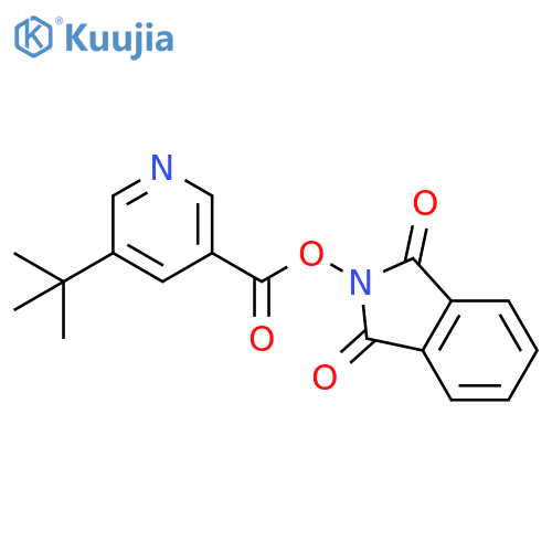 1,3-dioxo-2,3-dihydro-1H-isoindol-2-yl 5-tert-butylpyridine-3-carboxylate structure