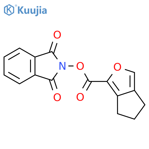 1,3-dioxo-2,3-dihydro-1H-isoindol-2-yl 4H,5H,6H-cyclopenta[c]furan-1-carboxylate structure