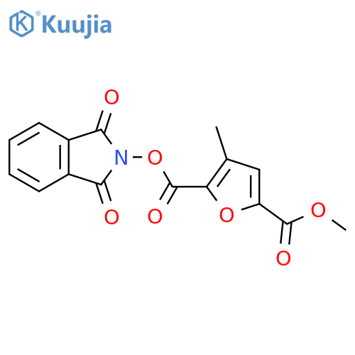 2-(1,3-dioxo-2,3-dihydro-1H-isoindol-2-yl) 5-methyl 3-methylfuran-2,5-dicarboxylate structure