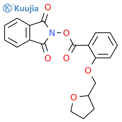 1,3-dioxo-2,3-dihydro-1H-isoindol-2-yl 2-[(oxolan-2-yl)methoxy]benzoate structure