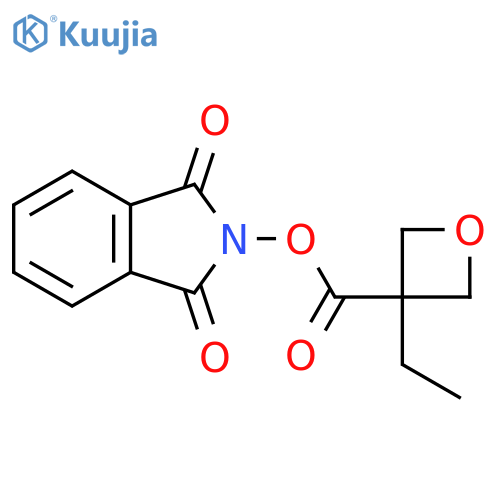1,3-dioxo-2,3-dihydro-1H-isoindol-2-yl 3-ethyloxetane-3-carboxylate structure