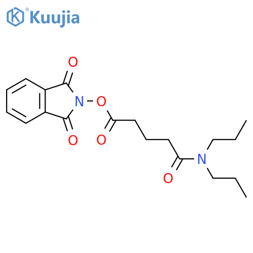 1,3-dioxo-2,3-dihydro-1H-isoindol-2-yl 4-(dipropylcarbamoyl)butanoate structure