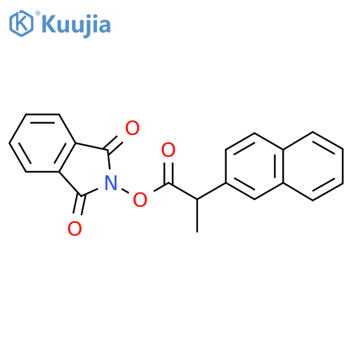 1,3-dioxo-2,3-dihydro-1H-isoindol-2-yl 2-(naphthalen-2-yl)propanoate structure
