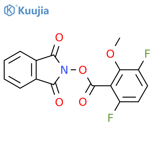 1,3-dioxo-2,3-dihydro-1H-isoindol-2-yl 3,6-difluoro-2-methoxybenzoate structure