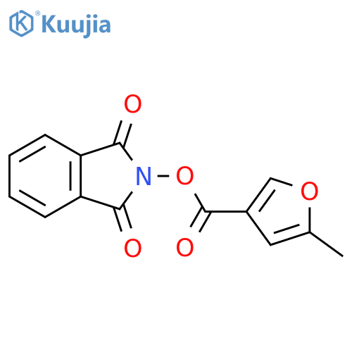 1,3-dioxo-2,3-dihydro-1H-isoindol-2-yl 5-methylfuran-3-carboxylate structure
