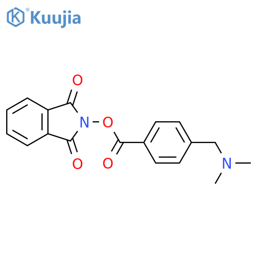1,3-dioxo-2,3-dihydro-1H-isoindol-2-yl 4-[(dimethylamino)methyl]benzoate structure
