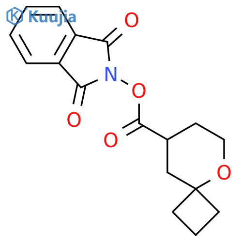 1,3-dioxo-2,3-dihydro-1H-isoindol-2-yl 5-oxaspiro[3.5]nonane-8-carboxylate structure