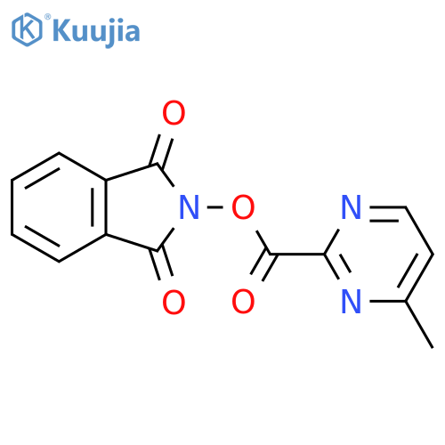 1,3-dioxo-2,3-dihydro-1H-isoindol-2-yl 4-methylpyrimidine-2-carboxylate structure