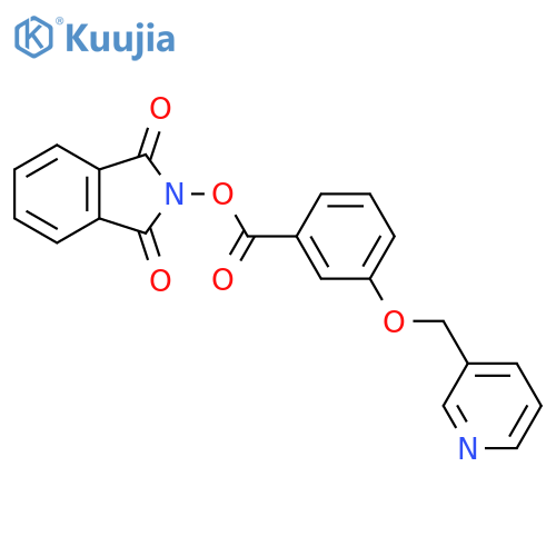 1,3-dioxo-2,3-dihydro-1H-isoindol-2-yl 3-[(pyridin-3-yl)methoxy]benzoate structure