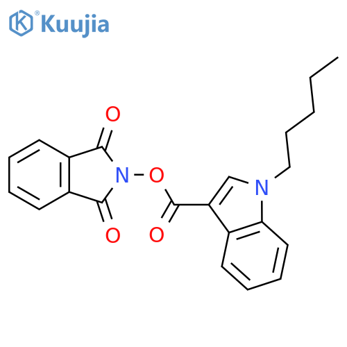 1,3-dioxo-2,3-dihydro-1H-isoindol-2-yl 1-pentyl-1H-indole-3-carboxylate structure