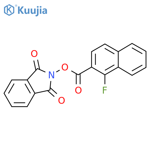 1,3-dioxo-2,3-dihydro-1H-isoindol-2-yl 1-fluoronaphthalene-2-carboxylate structure