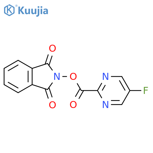 1,3-dioxo-2,3-dihydro-1H-isoindol-2-yl 5-fluoropyrimidine-2-carboxylate structure