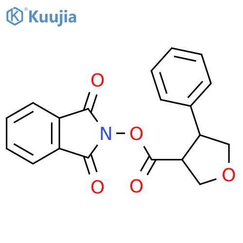 1,3-dioxo-2,3-dihydro-1H-isoindol-2-yl 4-phenyloxolane-3-carboxylate structure